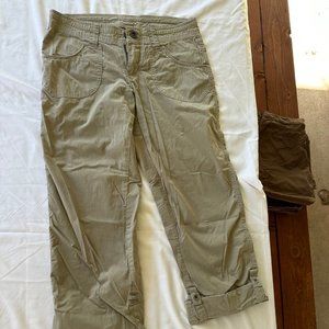 Kuhl Splah Rollup Green pants 4 reg